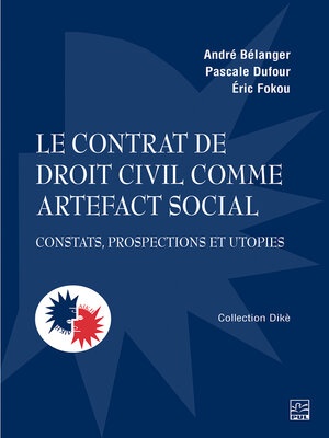 cover image of Le contrat de droit civil comme artefact social